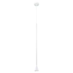 ACA ACA Lighting závesné svietidlo 1XGU10 CLOUZOT biela kov IP20 D7,5XD10XH190CM YL22801PWH