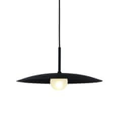 ACA ACA Lighting závesné svietidlo 1xG9 AFINAR čierna kov plus matné sklo D40X120CM OD94451PB