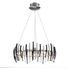 ACA ACA Lighting závesné svietidlo 12L číra plus čierna W179112