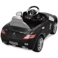 Vidaxl Detské elektrické pojazdné auto, čierne, Mercedes Benz SLS AMG 6 V
