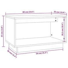 Vidaxl TV skrinka 60x35x35 cm masívna borovica