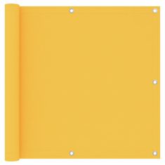 Vidaxl Balkónová markíza, žltá 90x500 cm, oxfordská látka