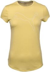 Puma Dámske tričko RTG Heather Logo žlté 586455 40 M