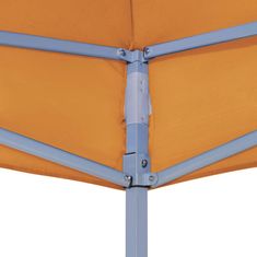 Vidaxl Strecha na párty stan 2x2 m, oranžová 270 g/m²