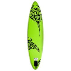 Vidaxl Nafukovací Stand Up Paddleboard 305x76x15 cm zelený