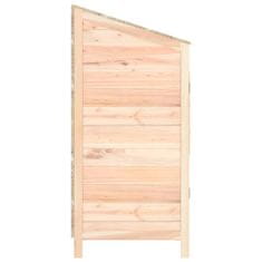 Vidaxl Záhradný domček, 55x52x112 cm, masívne jedľové drevo