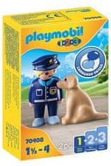 Playmobil Playmobil 70408 Policajt so psom