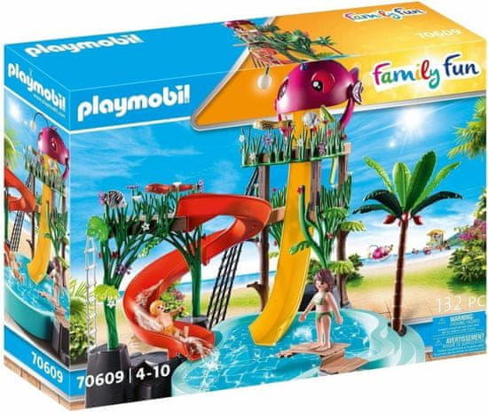 Playmobil PLaymobil 70609 Aquapark s šmykľavkou