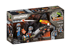Playmobil 70929 Dino Mine Vozík s raketami