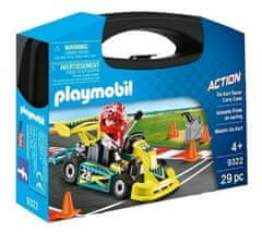 Playmobil Playmobil 9322 Prenosný box Motokárový pretekár