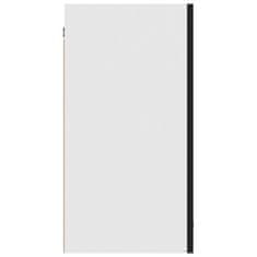 Vidaxl Závesná skrinka, čierna 80x31x60 cm, drevotrieska