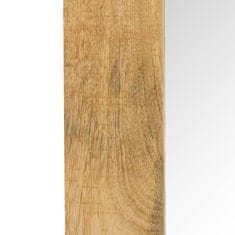 Vidaxl Zrkadlo masívne mangovníkové drevo 50x50 cm