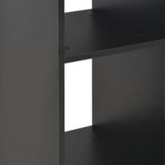 Petromila vidaXL Barový stôl čierny 60x60x110 cm