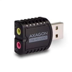 AXAGON ADA-17, USB 2.0 - externá zvuková karta HQ MINI, 96kHz/24-bit stereo, vstup USB-A