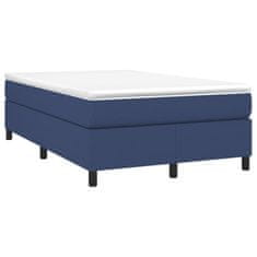 Vidaxl Rám na boxspring posteľ modrý 120x200 cm látka