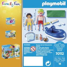 Playmobil PLAYMOBIL 70112 Plavec s plaveckou obručou