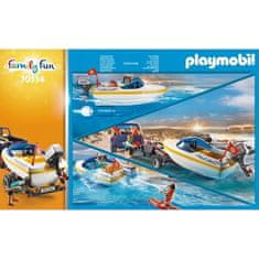Playmobil PLAYMOBIL 70534 terénne vozidlo a čln