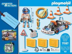 Playmobil Playmobil 71187 Motokárový pretekár