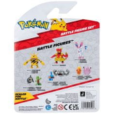 Jazwares Pokémon akčné figúrky Pikachu Magmar a Turtwig 8 cm