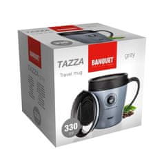 Banquet Banket Thermo -ORES TAZZA TAZZA 330 ml, šedá