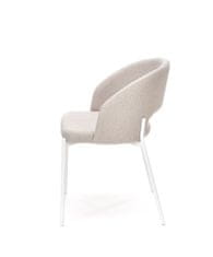 Halmar Jedálenská stolička K486 - béžová / biela