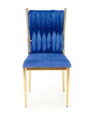 Halmar Jedálenská stolička K436 - granátová / zlatá