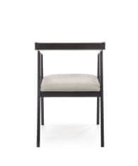Halmar Jedálenská stolička Azul - čierna / sivá