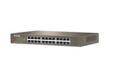 Tenda TEG1024D - 24-port Gigabit Ethernet Switch, 10/100/1000 Mbps, Fanless, Rackmount, Kov