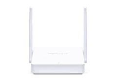 Mercusys Wireless N Router 300Mbps, 1 10/100M WAN + 2 10/100M LAN, 2x anténa