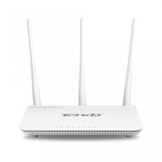 Tenda F3 - Wireless-N Router 802.11b/g/n, 300Mb/s, 1x WAN, 3x LAN, 3x Ext. Ant.