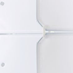 KONDELA Multifunkčná modulárna skriňa Zalvo - biela