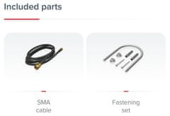 Mikrotik Antenna kit LoRa, 6.5 dBi Omni, LoRa 824-960 MHz, SMA kábel