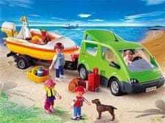 Playmobil 4144 Rodinný van s loďou