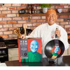 Ken Hom Panvica Wok 31 cm Excellence nepriľnavá z karbónovej ocele s pokrievkou, KEN HOM