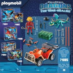 Playmobil 71085 Dragons Deväť ríš Icaris Quad a Phil