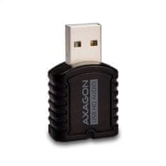 AXAGON ADA-17, USB 2.0 - externá zvuková karta HQ MINI, 96kHz/24-bit stereo, vstup USB-A