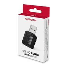 AXAGON ADA-17, USB 2.0 - externá zvuková karta HQ MINI, 96kHz/24-bit stereo, vstup USB-A