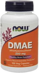 NOW Foods DMAE, dimetylaminoetanol, 250 mg, 100 kapsúl