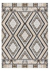 Dywany Łuszczów Kusový koberec Cooper Sisal Aztec 22224 ecru/black – na von aj na doma 140x190