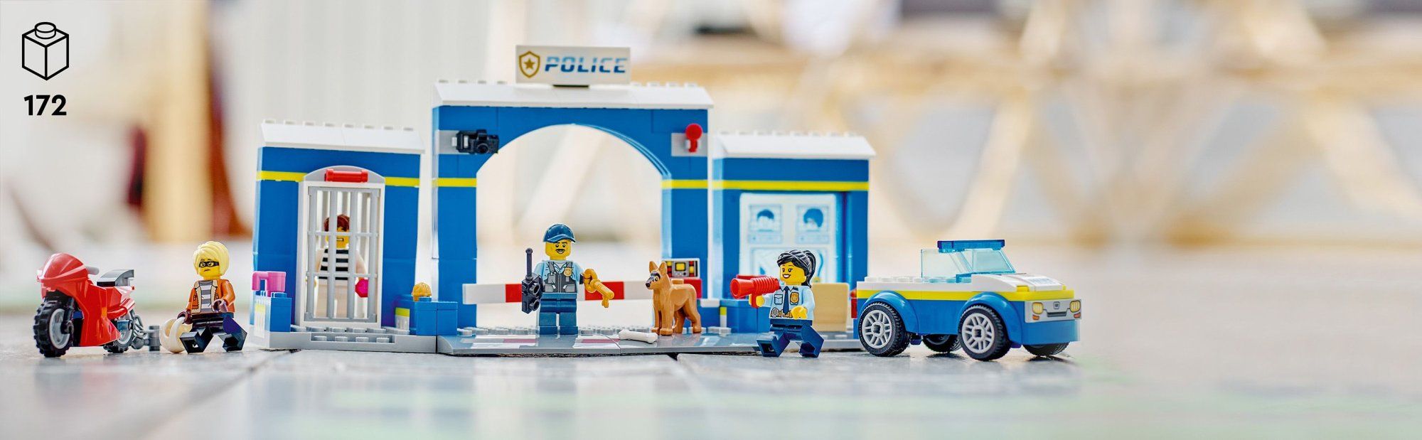 LEGO City 60370 Naháňačka na policajnej stanici