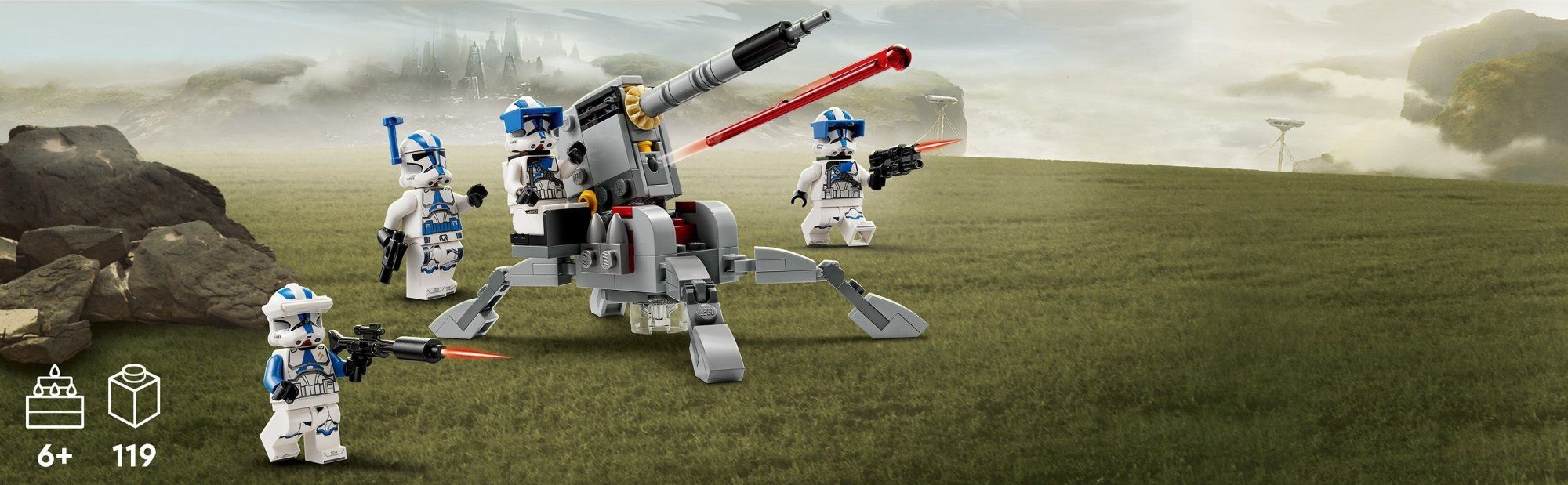 LEGO Star Wars 75345 Bojový balíček klonovaných vojakov z 501. légie