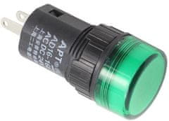 HADEX Kontrolka 24V LED 19mm, AD16-16E, zelená