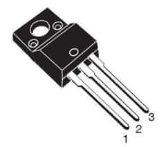 HADEX 2SK2545 N MOSFET 600V/6A 40W 0,9R TO220iso