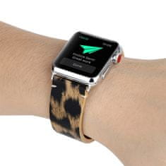 Symfony Remienok pre apple watch 42/44, leopard žltý