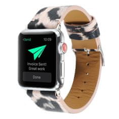 Symfony Remienok pre apple watch 42/44, leopard ružový