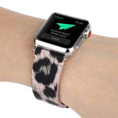 Symfony Remienok pre apple watch 42/44, leopard ružový