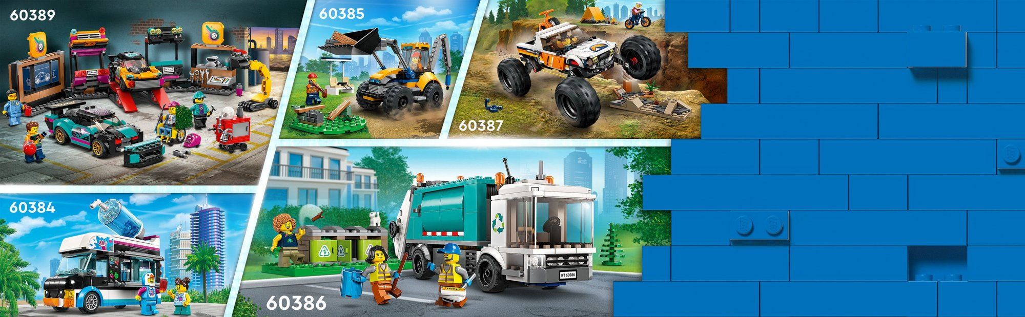 LEGO City 60386 Smetiarske auto