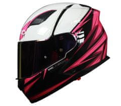 XRC Helma na moto Merchi R black/pink/white vel. M