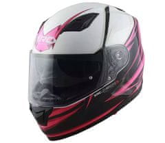 XRC Helma na moto Merchi R black/pink/white vel. M