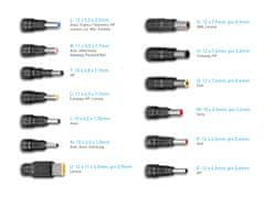 Avacom QuickTIP 65W - univerzálny adaptér pre notebooky + 13 konektorov